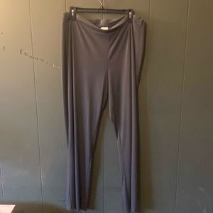 Kim Rogers Grey 2X wide leg pants